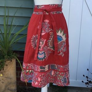 The Territory Ahead Boho A-Line Skirt Size 10